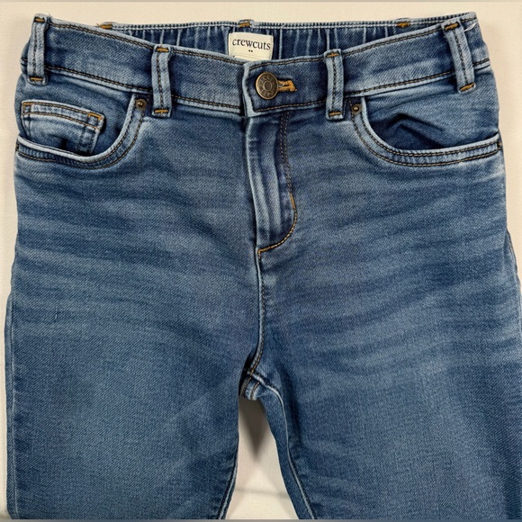 CREWCUTS J. Crew Girls' Medium Wash Cotton Blend Anywhere Skinny Jeans Size 10 - Picture 3 of 7
